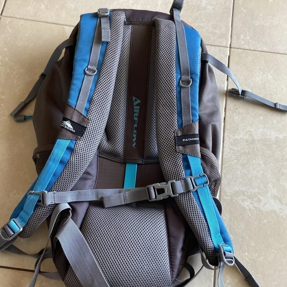 High Sierra Pathway Internal Frame Hiking Pack Mineral Slate Glacier 30L